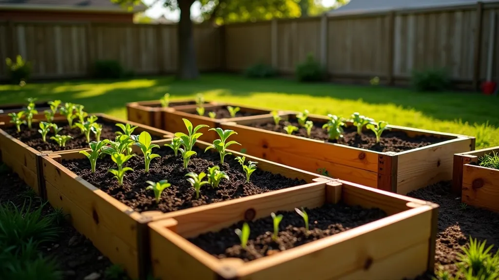 Raised bed garden construction